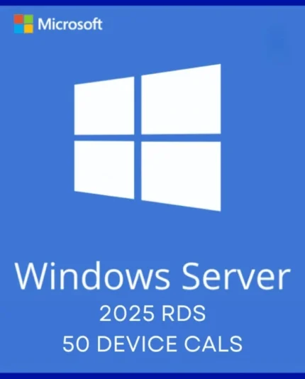 Windows Server 2025 Remote Desktop Services – 50 User CALs Certificate