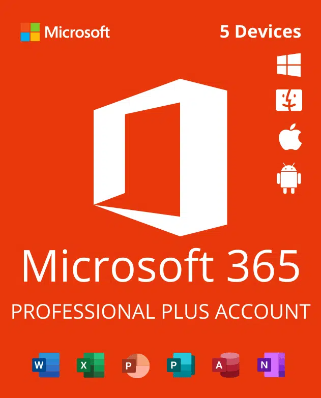 zurbit-product-14-image-1-1.webp Microsoft 365 Professional Plus Account 5 Devices – 1 Year subscription - Image 1